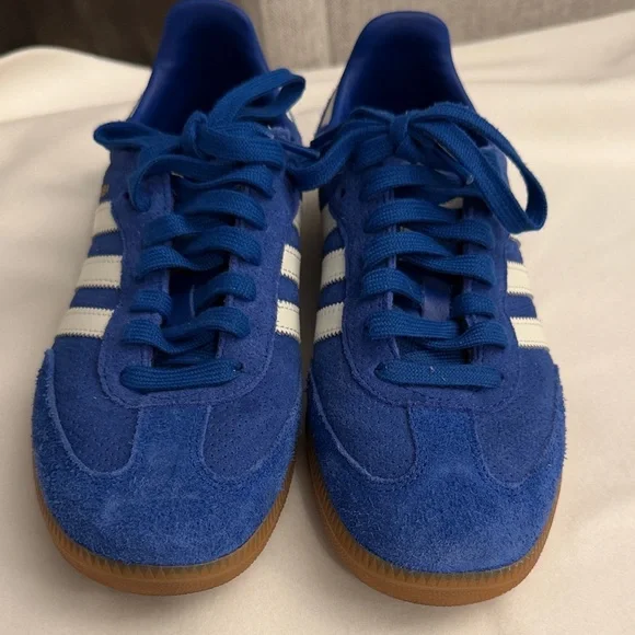 Adidas Samba - Women’s Royal Blue Suede Sneakers - Picture 1 of 5
